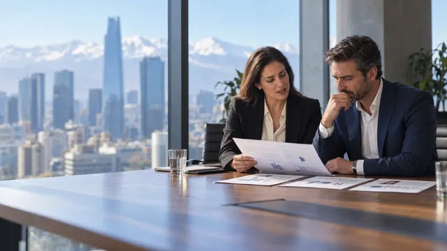 Consultores analizando información para respaldar una decisión de talento